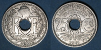 FRENCH MODERN COINS 25 centimes 3e république (1870-1940). Lindauer, type souligné, -