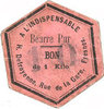 FRENCH EMERGENCY NOTES Francilly-Selency (02). Commune. Billet. 10 kilo de beurre -