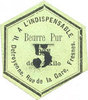 FRENCH EMERGENCY NOTES Fresnes (59). A l'Indispensable (H. Defroyenne). Billet. 5 kilo de beurre -
