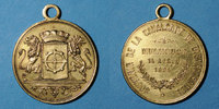 ALSACE Alsace. Mulhouse. Cavalcade de bienfaisance. Médaille en laiton. 28 mm -