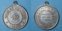 ALSACE Alsace. Mulhouse. Cavalcade de bienfaisance. Médaille en étain. 32 mm -