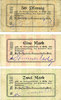 GERMANY - EMERGENCY NOTES (1914-1923) A - J 50 pf Grätz (Grodzisk Wielkopolski, Pologne). Kreisausschuss. Billets. 1mk, 2 mark n.d. - -