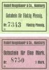 GERMANY - EMERGENCY NOTES (1914-1923) A - J 50 pf Hamburg. Neugebauer & Co. Rudolf. Billets. 1 mark -