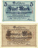 GERMANY - EMERGENCY NOTES (1914-1923) A - J 5 mark Grimma. Amtshauptmannschaft. Billets. 20 mark -