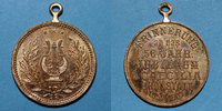 ALSACE bronze Alsace. Brunstatt. 50e anniversaire de la chorale Caecilia. Médaille doré. Avec illet -