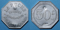 FRANZÖSISCHE NOTMÜNZEN Pompey (54). Société Coopérative  La Ruche . 50 centimes  vz