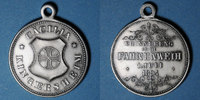 ALSACE bronze Alsace. Kingersheim. Chorale Caecilia - Consécration du drapeau. Médaille argenté -