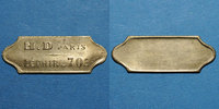 FRENCH EMERGENCY COINS 70 centimes Paris (75). H. D., Zéphir. -