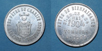 MEDALS Niort. Société des Fêtes de Charité Niortaise. Tombola. Médaille en aluminium. 32,3 mm -