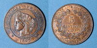 FRENCH MODERN COINS 5 centimes 3e république (1870-1940). Cérès Torche -