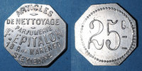 FRENCH EMERGENCY COINS 25 centimes Saint-Etienne (42). Parfumerie - Articles de Nettoyage, F. Epitalon. -