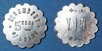 FRENCH EMERGENCY COINS 5 centimes Saint-Just-Saint-Rambert (42). Saint Rambert S/Loire. / vin -