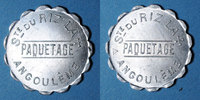 FRENCH EMERGENCY COINS Angoulême (16). Société du Riz Lacroix (La +) - Paquetage. sans valeur, aluminium -