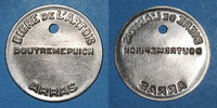 TOKENS Jeton Arras (62). Bière de l'Artois, Doutremepuich - Arras. cuivre nickelé -