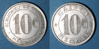 FRENCH EMERGENCY COINS 10 centimes Saint-Mathieu-de-Tréviers (34). Maison Rigail. -
