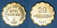 FRENCH EMERGENCY COINS 20 centimes Longwy (54). Aciéries de Longwy - Hôtel Economat. -