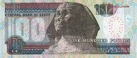 OTHER FOREIGN NOTES 100 livres Egypte. Banque Centrale. -