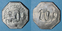 FRENCH EMERGENCY COINS 10 centimes Bordeaux (33). Société Coopérative Militaire. -