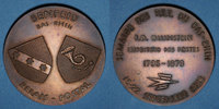 ALSACE bronze Alsace. Benfeld. Semaine des P.T.T. du Bas-Rhin. Médaille . 50,13 mm -