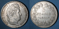 FRENCH MODERN COINS 5 francs Louis Philippe (1830-1848). tranche en relief, -