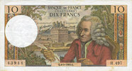 NOTES OF THE BANQUE DE FRANCE 10 francs Banque de France. Billet. Voltaire, -