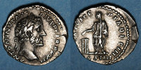 ROMAN EMPIRE Denier Antonin le Pieux (138-161). . Rome, 158-159. R/: Antonin -