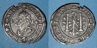 OTHER FEUDAL COINS gros Franche Comté. Cité de Besançon. 2 (= 1/4 teston) -