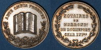 TOKENS Jeton Notaires. Rochefort. argent. Poinçon : abeille -