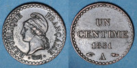 FRENCH MODERN COINS 1 centime 2e république (1848-1852). -