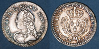 FRENCH ROYAL COINS Louis XV (1715-1774). 1/20 écu daux lauriers Strasbourg -