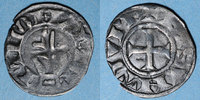 OTHER FEUDAL COINS Denier Franche Comté. Archevêché de Besançon - Monnayage anonyme (13e -14e s). estevenant, 11e type -