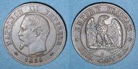 FRENCH MODERN COINS 2 centimes 2e empire (1852-1870). tête nue, Rouen -