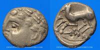 CELTIC COINS Drachme Cavares. Avignon. au bouquetin de la classe II, vers 90-75 AC -