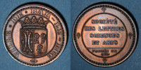 TOKENS Jeton Bar-le-Duc (Lorraine). Société des Lettres, Sciences et Arts. bronze -