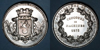 MEDALS Haute-Saône. Société d'agriculture. Concours de machines. Médaille en cuivre argenté -