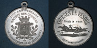 MEDALS Vesoul (Franche-Comté, Haute-Saône). 10e anniversaire des courses de Vesoul . Médaille en alu. -