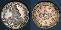 EUROPE Belgique. Baudouin I (1951-1993). 5 écus -
