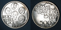 EUROPE 500 francs Belgique. Baudouin I (1951-1993). Légende française -