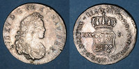 FRENCH ROYAL COINS Louis XV (1715-1774). XX sols de Navarre &. Aix -