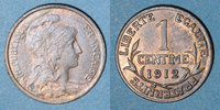 FRENCH MODERN COINS 1 centime 3e république (1870-1940). Dupuis, -