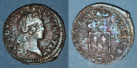 FRENCH ROYAL COINS Liard Louis XV (1715-1774). au buste enfantin Besançon -