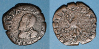 OTHER FEUDAL COINS Double denier Franche Comté. Comté de Bourgogne. Philippe II (1556-1598). Dôle -