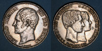 EUROPE 5 francs Belgique. Léopold I (1831-65). Module de Mariage du duc et de la duchesse de Brabant -
