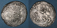 OTHER FEUDAL COINS teston Franche-Comté. Comté de Bourgogne. Philippe IV (1621-1665). 1/2 1631/0. Dôle -
