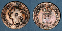 FRENCH ROYAL COINS Liard Louis XVI (1774-1793). &. Aix. Etoile -