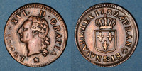 FRENCH ROYAL COINS Liard Louis XVI (1774-1793). &. Aix. Etoile -