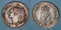 FRENCH ROYAL COINS Liard Louis XVI (1774-1793). &. Aix. Etoile -