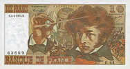 NOTES OF THE BANQUE DE FRANCE 10 francs Banque de France. Billet. Berlioz, -