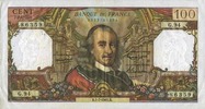 NOTES OF THE BANQUE DE FRANCE 100 francs Banque de France. Billet. Corneille, -
