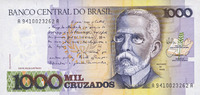 OTHER FOREIGN NOTES 1 000 cruzados Brésil. -